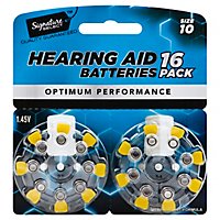 Signature SELECT Batteries Hearing Aid Optimum Performance Size 10 1.45V - 16 Count - Image 1