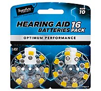 Signature SELECT Batteries Hearing Aid Optimum Performance Size 10 1.45V - 16 Count