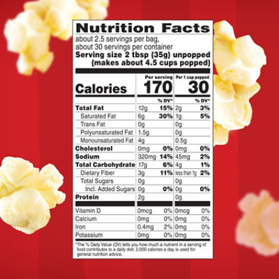 Orville Redenbacher's Butter Microwave Popcorn - 12-3.29 Oz - Image 4