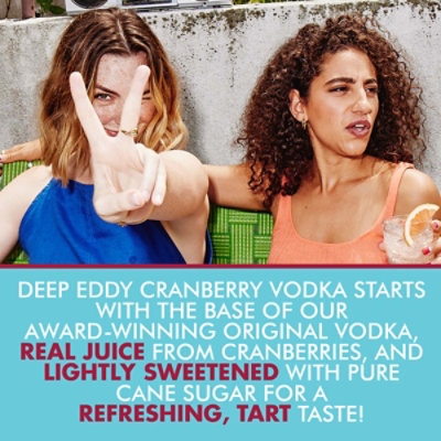 Deep Eddy Vodka Cranberry Flavored 70 Proof - 750 Ml - Image 2