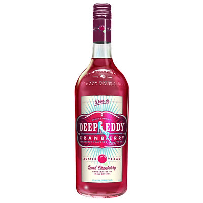 Deep Eddy Vodka Cranberry Flavored 70 Proof - 750 Ml