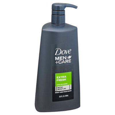 Dove Men+Care Body + Face Wash Extra Fresh - 23.5 Fl. Oz. - Image 1