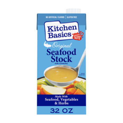 Kitchen Basics Original Seafood Stock Carton - 32 Oz - Image 1