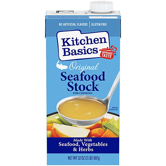 Kitchen Basics Original Seafood Stock Carton - 32 Oz