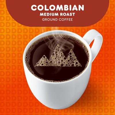Dunkin’ Colombian Medium Roast Ground Coffee  - 11 Oz - Image 4