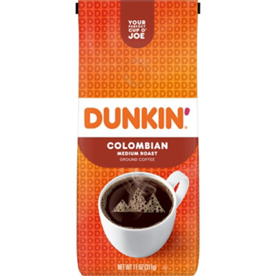 Dunkin Donuts Coffee Ground Medium Roast Colombian - 11 Oz - Image 1