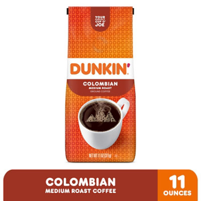 Dunkin Donuts Coffee Ground Medium Roast Colombian - 11 Oz - Image 2