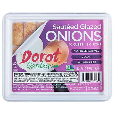 Dorot Gardens Onions Sauteed Glazed - 6.35 Oz