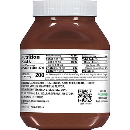 Nutella Spread Hazelnut with Cocoa - 35.3 Oz - Image 6