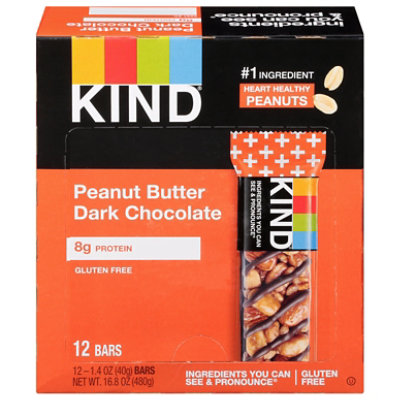 KIND Bar Plus Protein + Peanut Butter Dark Chocolate - 12-1.4 Oz - Image 3