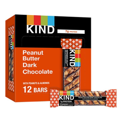 KIND Bar Plus Protein + Peanut Butter Dark Chocolate - 12-1.4 Oz - Image 2