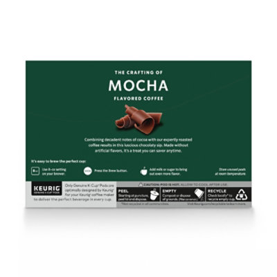 Starbucks 100% Arabica Naturally Flavored Mocha K Cup Coffee Pods Box 10 Count - Each - Image 7