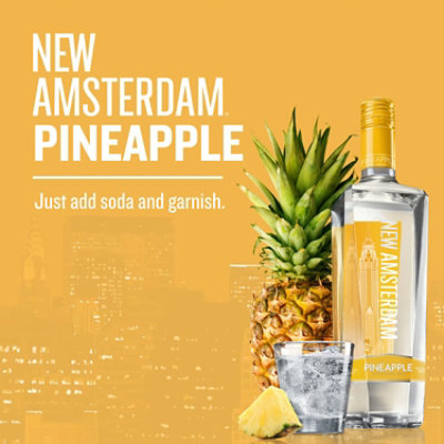 New Amsterdam Vodka Five Times Distilled Flavored Pineapple 80 Proof - 750 Ml - Image 4