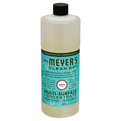Mrs. Meyers Clean Day Multi-Surface Concentrate Basil Scent 32 ounce bottle