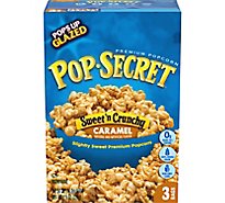 Pop Secret Microwave Popcorn Premium Caramel Pop-and-Serve Bags - 3-2.04 Oz