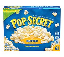 Pop Secret Microwave Popcorn Premium Butter Box - 6-3.2 Oz