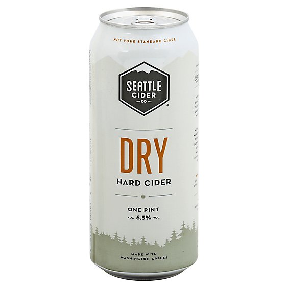 Seattle Hard Cider Dry In Cans - 4-16 Fl. Oz.