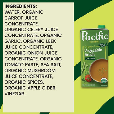 Pacific Foods Low Sodium Organic Vegetable Broth - 32 Oz - Image 5