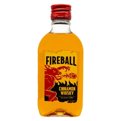 Fireball Cinnamon Whisky 66 Proof - 200 Ml - Image 1