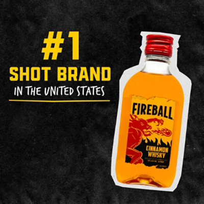 Fireball Cinnamon Whisky 66 Proof - 200 Ml - Image 2