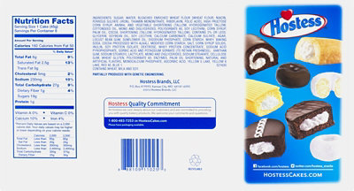 Hostess ScaryCakes Cupcakes Chocolate Snack Cakes with Creamy Filling - 8 Count - Image 2