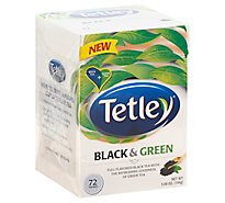 Tetley Black & Green Tea - 72 Count