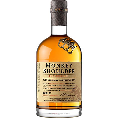 Monkey Shoulder Scotch 86 Proof - 750 Ml