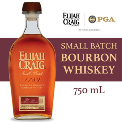 Elijah Craig Small Batch Straight Bourbon - 750 Ml - Image 1