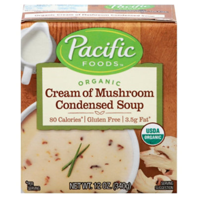 Pacific Organic Soup Condensed Cream Of Mushroom - 12 Oz - Image 3