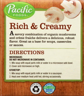Pacific Organic Soup Condensed Cream Of Mushroom - 12 Oz - Image 6