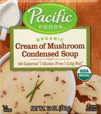 Pacific Organic Soup Condensed Cream Of Mushroom - 12 Oz - Image 2
