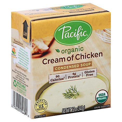 Pacific Organic Soup Condensed Cream Of Chicken - 12 Oz