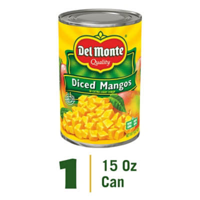 Del Monte Diced Mango in Extra Light Syrup - 15 Oz - Image 3