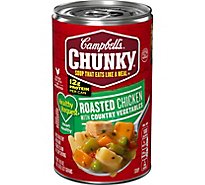 Campbells Chunky Healthy Request Soup Roasted Chicken With Country Vegetables - 18.6 Oz