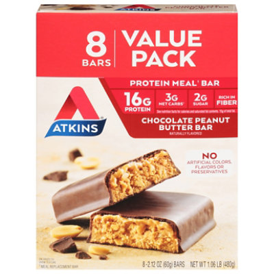 Atkins Bar Chocolate Peanut Butter Value Pack - 8-2.1 Oz - Image 3