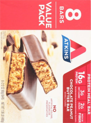 Atkins Bar Chocolate Peanut Butter Value Pack - 8-2.1 Oz - Image 6