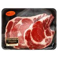 Open Nature Beef Grass Fed Angus Ribeye Steak Bone In Thin Cut - 1 LB