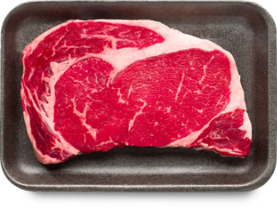 Open Nature Beef Grass Fed Angus Ribeye Steak Boneless Thin Cut - 0.50 LB