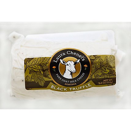 Laura Chenels Goat Chevre Log With Truffle Cheese - 5.4 Oz - Image 2