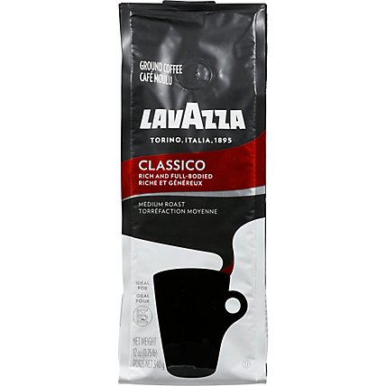 LavAzza Coffee Ground Medium Roast Classico - 12 Oz - Image 2