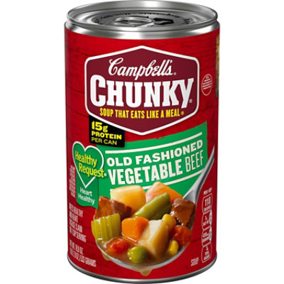 Campbell's Chunky Old Fashioned Vegetable Beef Soup - 18.8 Oz - Image 1