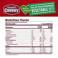 Campbells Chunky Healthy Request Soup Old Fashioned Vegetable Beef - 18.8 Oz - Image 5
