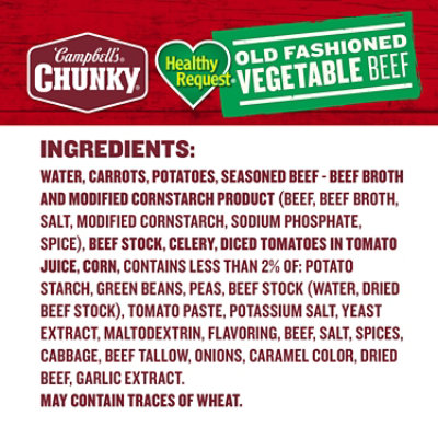 Campbell's Chunky Old Fashioned Vegetable Beef Soup - 18.8 Oz - Image 5