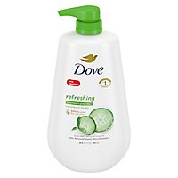 Dove Go Fresh Body Wash Cool Moisture Cucumber & Green Tea Scent - 34 Fl. Oz. - Image 3