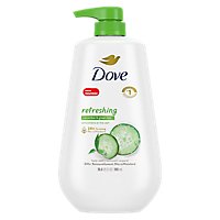 Dove Go Fresh Body Wash Cool Moisture Cucumber & Green Tea Scent - 34 Fl. Oz. - Image 2