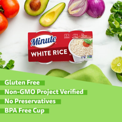 Minute White Rice Ready to Serve In Cup 2 Count - 8.8 Oz - Image 2
