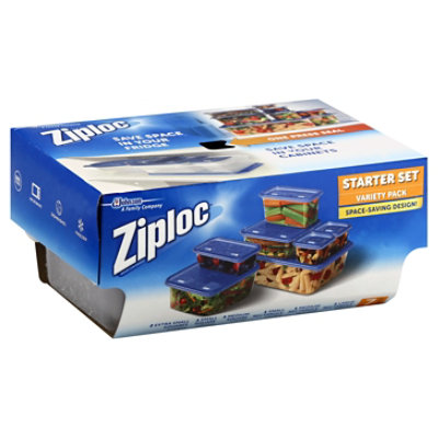 Ziploc Containers + Lids, All-Purpose, Medium Squares, Shop