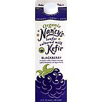 Nancys Organic Kefir Cultured Milk Lowfat Blackberry - 32 Fl. Oz. - Image 1