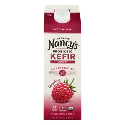 Nancys Kefir Raspberry Lowfat Cultured Milk Yogurt - 32 Fl. Oz. - Image 3
