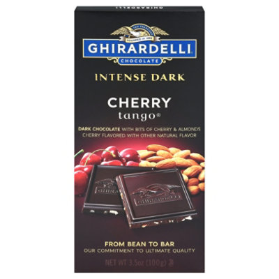 Ghirardelli Chocolate Intense Dark Dark Chocolate Cherry Tango - 3.5 Oz